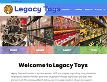 Tablet Screenshot of legacytoys.com